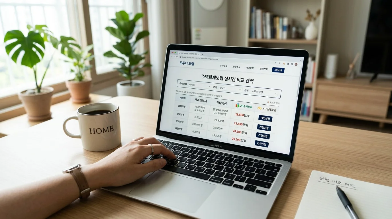 주택 화재 보험 비교 견적 사이트