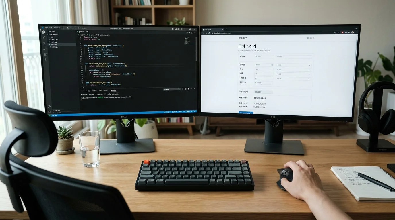 IT 개발자 연봉 실수령액