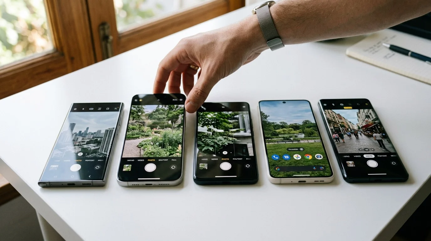 최신 스마트폰 카메라 성능 비교