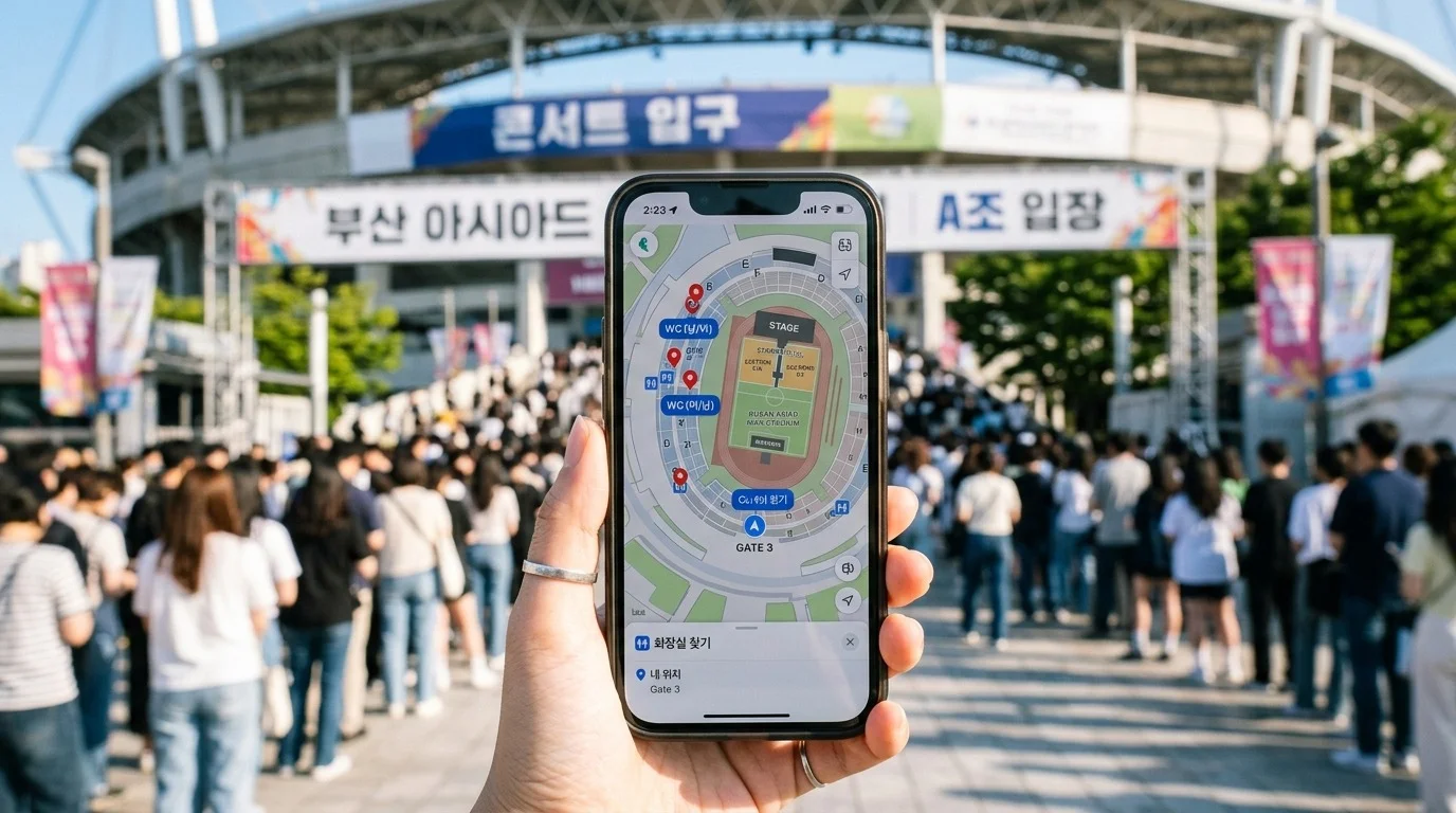 BTS 공연 화장실