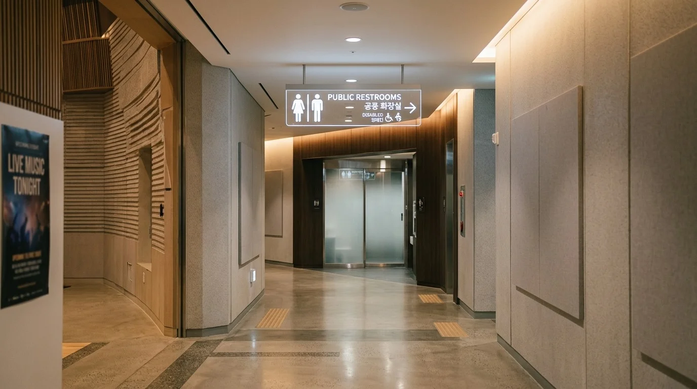 BTS 공연 화장실