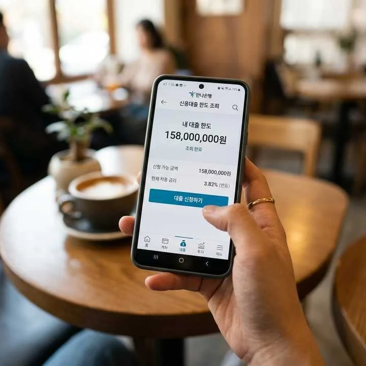 신용대출 한도 조회 방법 2026