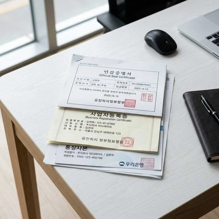 소상공인 정부지원금 신청 서류 준비물