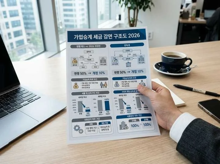 가업승계 세금 감면 방법 2026