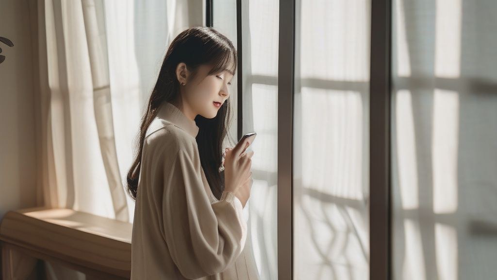 한국인이 컴퓨터로 정부 지원금 정보를 검색하는 모습