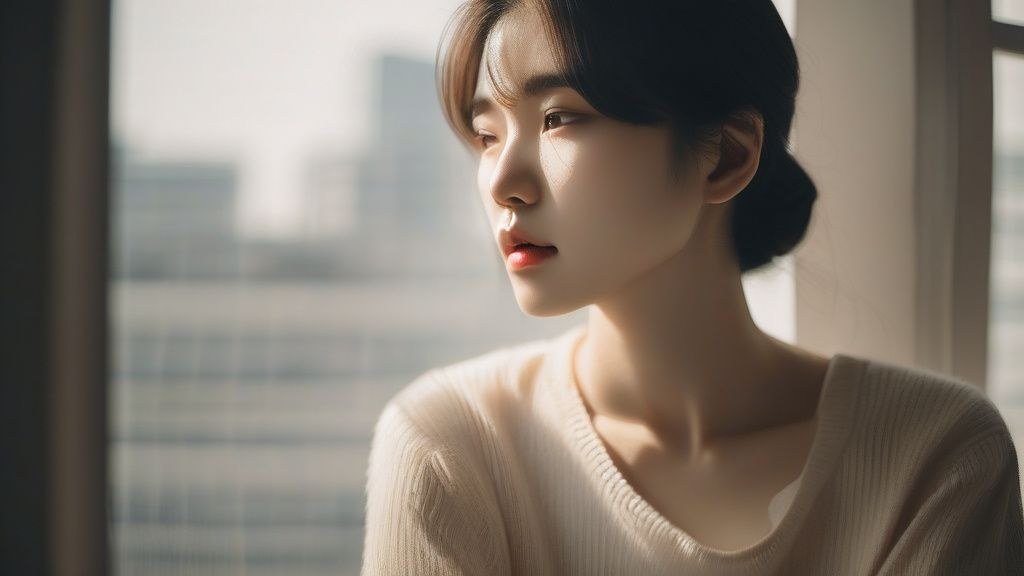 한국인이 새해 다이어리를 펼쳐 건강 목표를 적는 모습