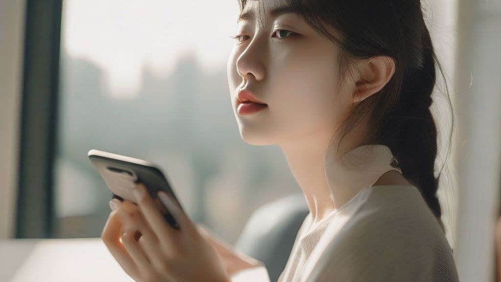 따뜻한 우유 한 잔과 책이 놓인 한국 가정집 침실 탁자