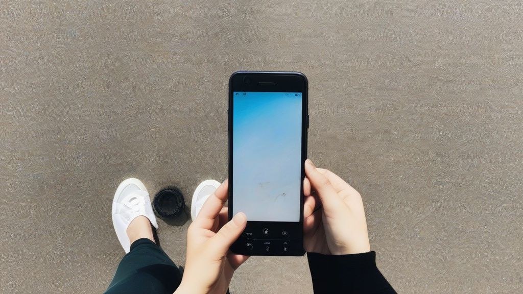 한국인 사용자가 태블릿으로 본인부담상한제 환급금 신청 화면을 조작하는 모습